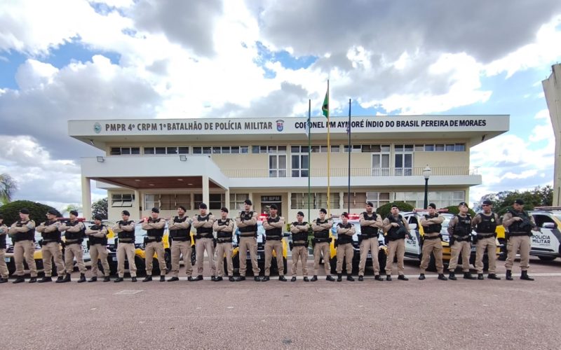 Polícia Militar lança iniciativa inovadora em Ponta Grossa com presença de cadetes nas operações urbanas