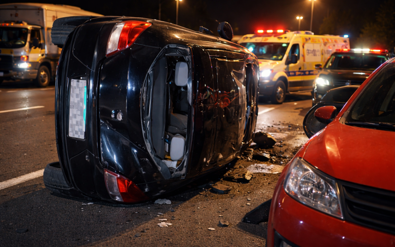Acidente envolvendo cinco carros causa feridos e gera congestionamento de 10 km na BR-373