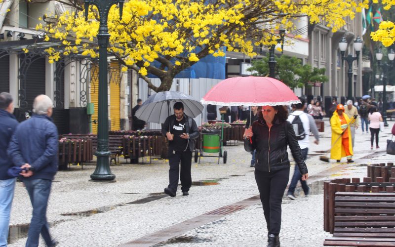 Frente fria se aproxima e promete trazer chuvas e temperaturas mais amenas nos Campos Gerais a partir do domingo