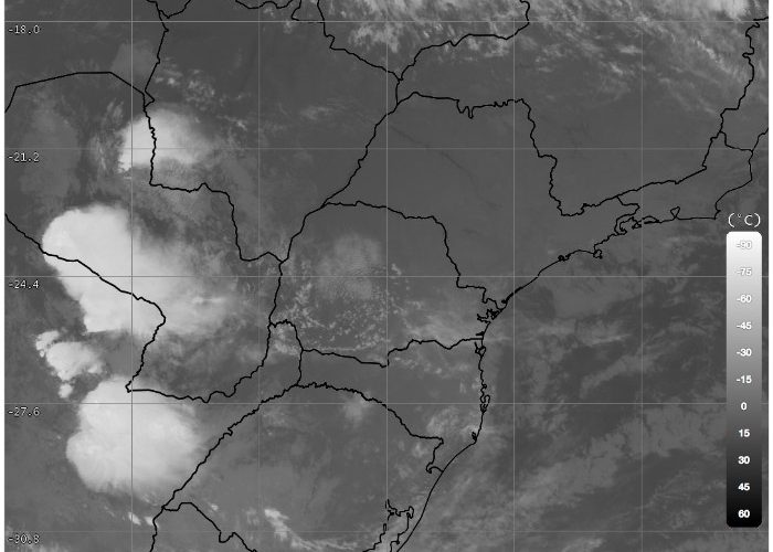 Sexta-feira gelada e encoberta em Castro, com temperaturas chegando a 17°C
