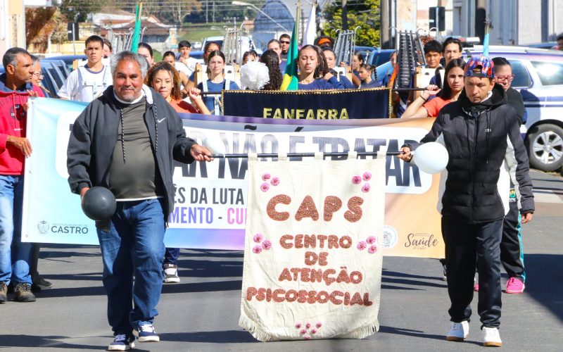 Caminhada pela Luta Antimanicomial reúne apoiadores em Castro na próxima quinta-feira (28)