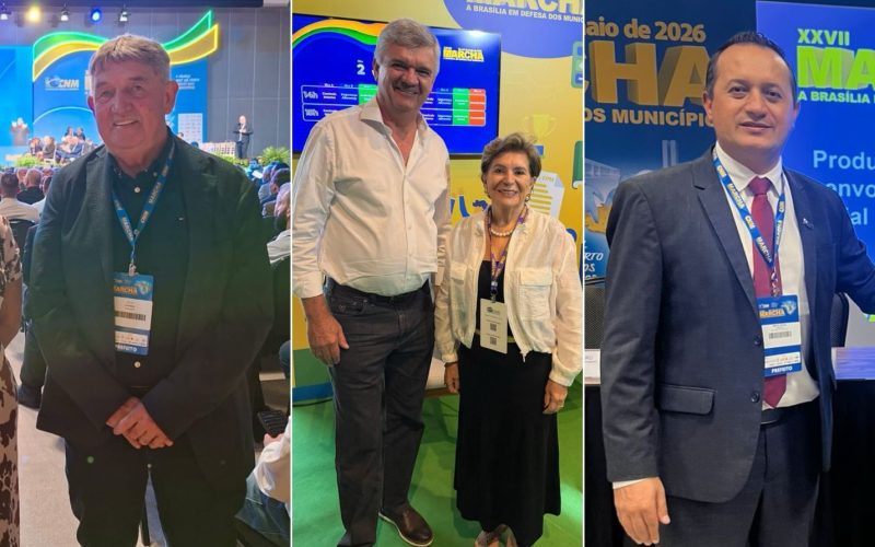 Lideranças dos Campos Gerais marcam presença na Marcha em Prol dos Municípios