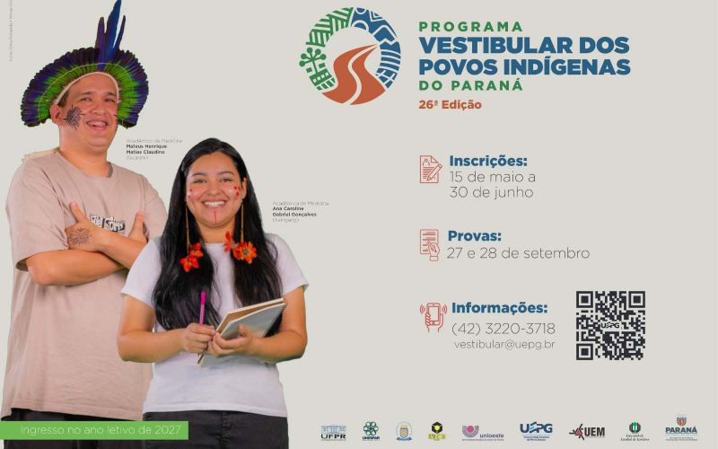 Inscrições para o Vestibular dos Povos Indígenas da UEPG para 2027 estão abertas