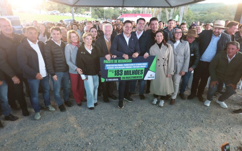 Pavimentação de ruas e acesso ao Buraco do Padre em Ponta Grossa recebe sinal verde do governador