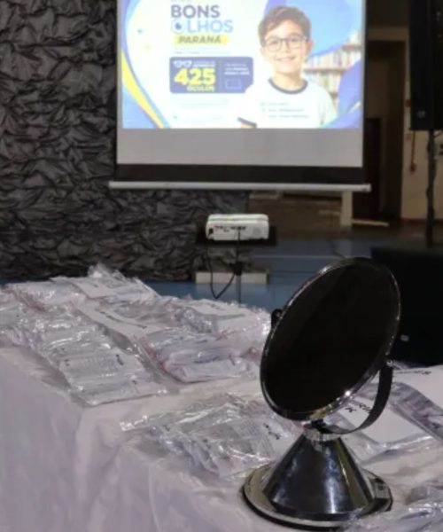 Piraí do Sul distribui 425 óculos a alunos da rede pública com o Programa Bons Olhos Paraná