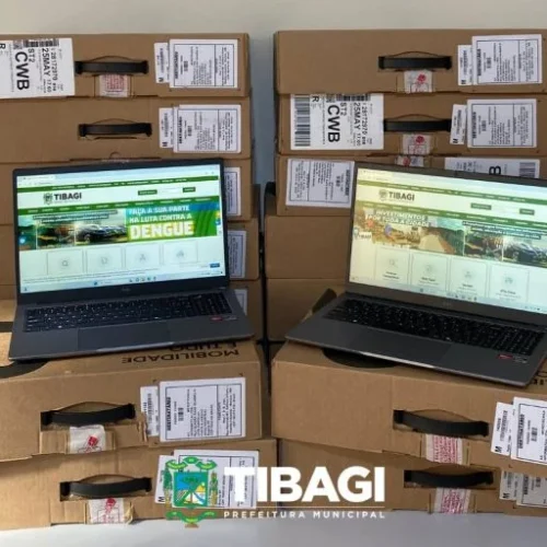 Novos notebooks chegam à Secretaria de Saúde para aprimorar o atendimento ao público