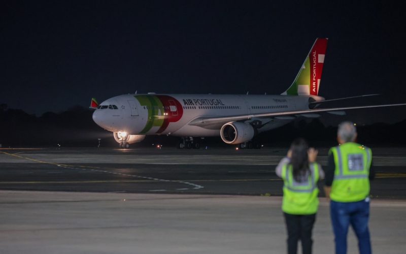 Chegada inaugural de voo direto de Portugal marca a história do Aeroporto Afonso Pena