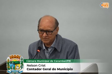 Carambeí discute na Câmara projeto orçamentário de R$ 248,4 milhões para 2027 durante audiência pública
