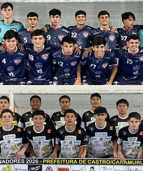 Final da 14ª Copa AMCG de Futsal Sub-17 acontece nesta sexta entre Telêmaco Borba e Castro