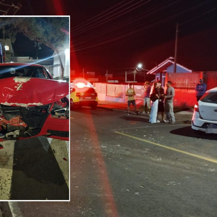 Acidente entre veículos em Carambeí resulta em feridos