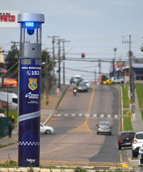 Ponta Grossa ganha 30 novas câmeras para fortalecer sua Muralha Digital