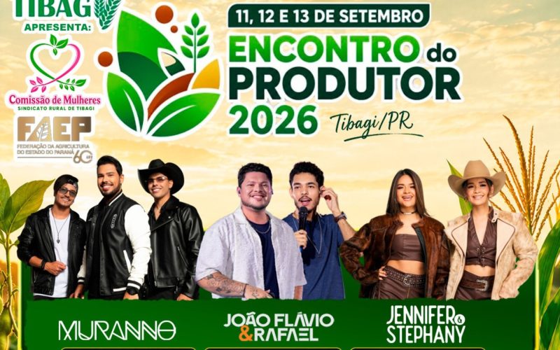 Tibagi recebe Encontro do Produtor com shows, leilão de gado e programação rural
