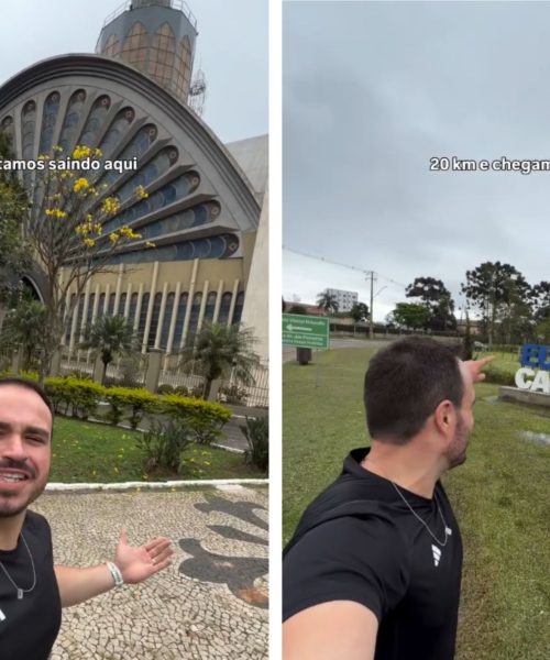 Influenciador desafia 20 km de corrida entre Ponta Grossa e Carambeí pela Estrada Velha
