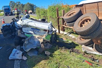Identificada a vítima de colisão envolvendo cinco carros na PR-151, em Carambeí