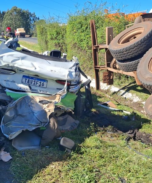 Identificada a vítima de colisão envolvendo cinco carros na PR-151, em Carambeí