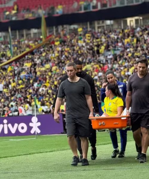 Bruninha se lesiona seriamente no joelho, é excluída da Seleção Brasileira e gera apreensão entre os fãs de Castro