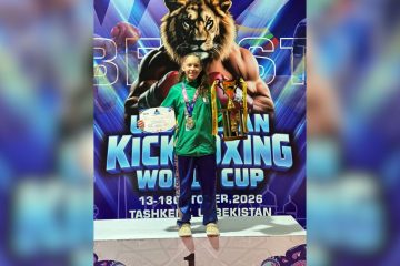 Atleta de Castro conquista o título da Copa do Mundo de Kickboxing no Uzbequistão