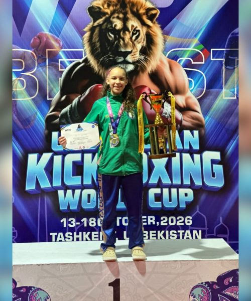 Atleta de Castro conquista o título da Copa do Mundo de Kickboxing no Uzbequistão