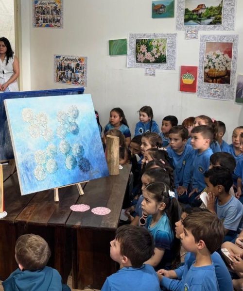 Escola Ninho Sorriso promove Feira Literária para celebrar escritores nacionais e incentivar o gosto pela leitura entre crianças