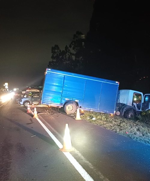 Acidente trágico na BR-277: carro e caminhão colidem e resultam em uma fatalidade